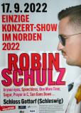 SCHULZ, ROBIN - 2022 - Live In Concert Tour - Poster - Schleswig