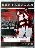 RANTANPLAN - 2016 - Plakat - In Concert Tour - Poster - Dsseldorf