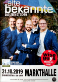 ALTE BEKANNTE - WISE GUYS - 2019 - In Concert Tour - Poster - Hamburg