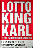 LOTTO KING KARL - 2022 - Plakat - Live In Concert Tour - Poster - Hamburg