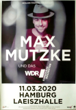 MUTZKE, MAX - 2020 - Plakat - Live In Concert Tour - Poster - Hamburg