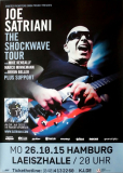 SATRIANI, JOE - 2015 - In Concert - The Shockwave Tour - Poster - Hamburg