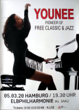 YOUNEE - 2020 - Plakat - Live In Concert Tour - Poster - Hamburg