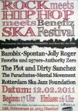 ROCK MEETS HIP HOP - 2011 - Bambix - Spontan - Jolly Roger - Poster - Düsseldorf