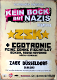 KEIN BOCK AUF NAZIS - 2013 - ZSK - Feine Sahne Fischfilet - Poster - Dsseldorf B