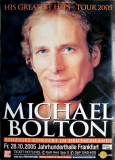 BOLTON, MICHAEL - 2005 - Concert Tour - Poster - Essen - & Autogramm/Signed***