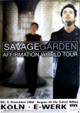 SAVAGE GARDEN - 2000 - In Concert - Affirmation World Tour - Poster - Kln