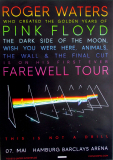 WATERS, ROGER - PINK FLOYD - 2023 - In Concert - Farwell Tour - Poster - Hamburg