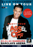 HASSELHOFF, DAVID - 2023 - In Concert - Party Your Tour - Poster - Hamburg