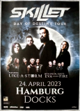 SKILLET - 2023 - Plakat - In Concert - Day of Destiny Tour - Poster - Hamburg