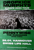 DROPKICK MURPHYS - 2023 - Pennywise - Concert - Europe Tour - Poster - Hannover