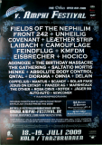 AMPHI FESTIVAL - 2009 - Fields Of... - Unheilig - KMFDM - Poster - Kln***