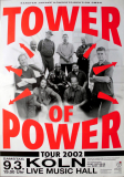 TOWER OF POWER - 2002 - Live In Concert Tour - Poster - Köln