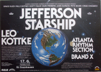 JEFFERSON STARSHIP - 1978 - Leo Kottke - Brand X - In Concert - Poster - Loreley