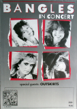BANGLES - 1986 - Plakat - In Concert - Different Light Tour - Poster - B