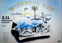 WISHBONE ASH - 1975 - Live in Concert - Caro Tour - Poster - Offenbach - B