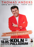 ANDERS, THOMAS - MODERN TALKING - 2019 - Live In Concert - Poster - Kln