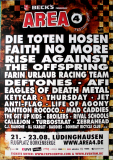 AREA 4 - 2009 - Toten Hosen - Rise Against - Offspring - Poster - Ldinghausen