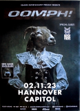 OOMPH - 2023 - Live In Concert - Richter und Henker Tour - Poster - Hannover