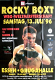 ROCKY BOXT - 1996 - Ralf Rocchigiani vs Bashiru Ali - Boxen - Poster - Essen