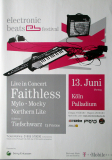 ELECTRONIC BEATS - 2005 - Faithless - Northern Lite - In Concert - Poster - Kln