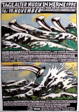 WDR - 1995 - Plakat - Edelmann - In Concert - Tage alter Musik - Poster - Herne