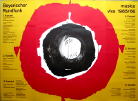 MUSICA VIVA - 1965/66 - In Concert - Walter Tafelmaier - Poster - Mnchen