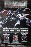 IRON MAIDEN - 1995 - Promotion - Man On The Edge - plus UK Tour - Poster