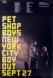 PET SHOP BOYS - 1999 - Promotion - plus UK Nightlife Tour - Poster