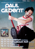 GILBERT, PAUL - MR. BIG - 2010 - Live In Concert - Fuzz Universe Tour - Poster