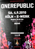 OneREPUBLIC - 2010 - Live In Concert - Waking Up Tour - Poster - Kln