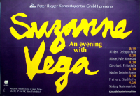 VEGA, SUZANNE - 1990 - Live In Concert - Days Of Open Hand Tour - Poster