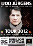JRGENS, UDO - 2012 - In Concert - Der Ganz Normale... Tour - Poster - Dsseldorf