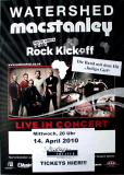 WATERSHED - 2007 - Macstanley - In Concert Tour - Poster - Dsseldorf