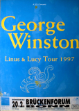 WINSTON, GEORGE - 1997 - In Concert - Linus & Lucy Tour - Poster - Bonn