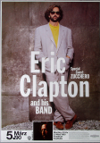 CLAPTON, ERIC - 1990 - Zucchero - Lice In Concert Tour - Poster - Frankfurt