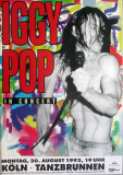 POP, IGGY - 1993 - In Concert - American Caesar Tour - Poster - Kln