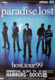 PARADISE LOST - 1999 - Plakat - Live In Concert - Host Tour - Poster - Hamburg