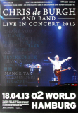 DE BURGH, CHRIS - 2013 - Plakat - Live In Concert Tour - Poster - Hamburg