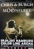 DE BURGH, CHRIS - 2011 - Live In Concert - Moonfleet Tour - Poster - Hamburg