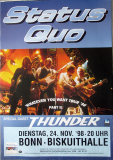 STATUS QUO - 1998 - In Concert - Whatever You Want Tour - Poster - Bonn