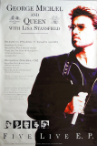 QUEEN - GEORGE MICHAEL - STANSFIELD - 1993 - Promotion - Five Live - Poster