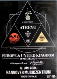 ATREYU - 2024 - Live In Concert - Europe & UK Tour - Poster - Hannover