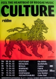 CULTURE - 2002 - Plakat - Live in Concert - Feel The Heartbeat Tour - Poster