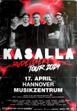 KASALLA - 2024 - Live In Concert - Rudeldiere Tour - Poster - Hannover