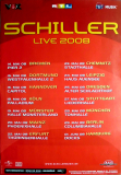 SCHILLER - 2008 - Live In Concert - Sehnsucht Tour - Poster