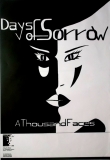 DAYS OF SORROW - 1986 - Plakat - In Concert - A Thousand Faces Tour - Poster