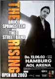 SPRINGSTEEN, BRUCE - 2003 - In Concert - The Rising Tour - Poster - Hamburg B