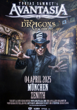 AVANTASIA - 2025 - Live In Concert - Here Be Dragons Tour - Poster- Mnchen