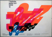 AMATEUR JAZZ FESTIVAL - 1961 - Live In Concert - Poster - Darmstadt
